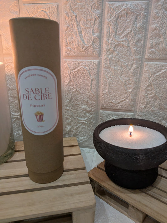 Sable de cire naturel 200 g – Pipocas