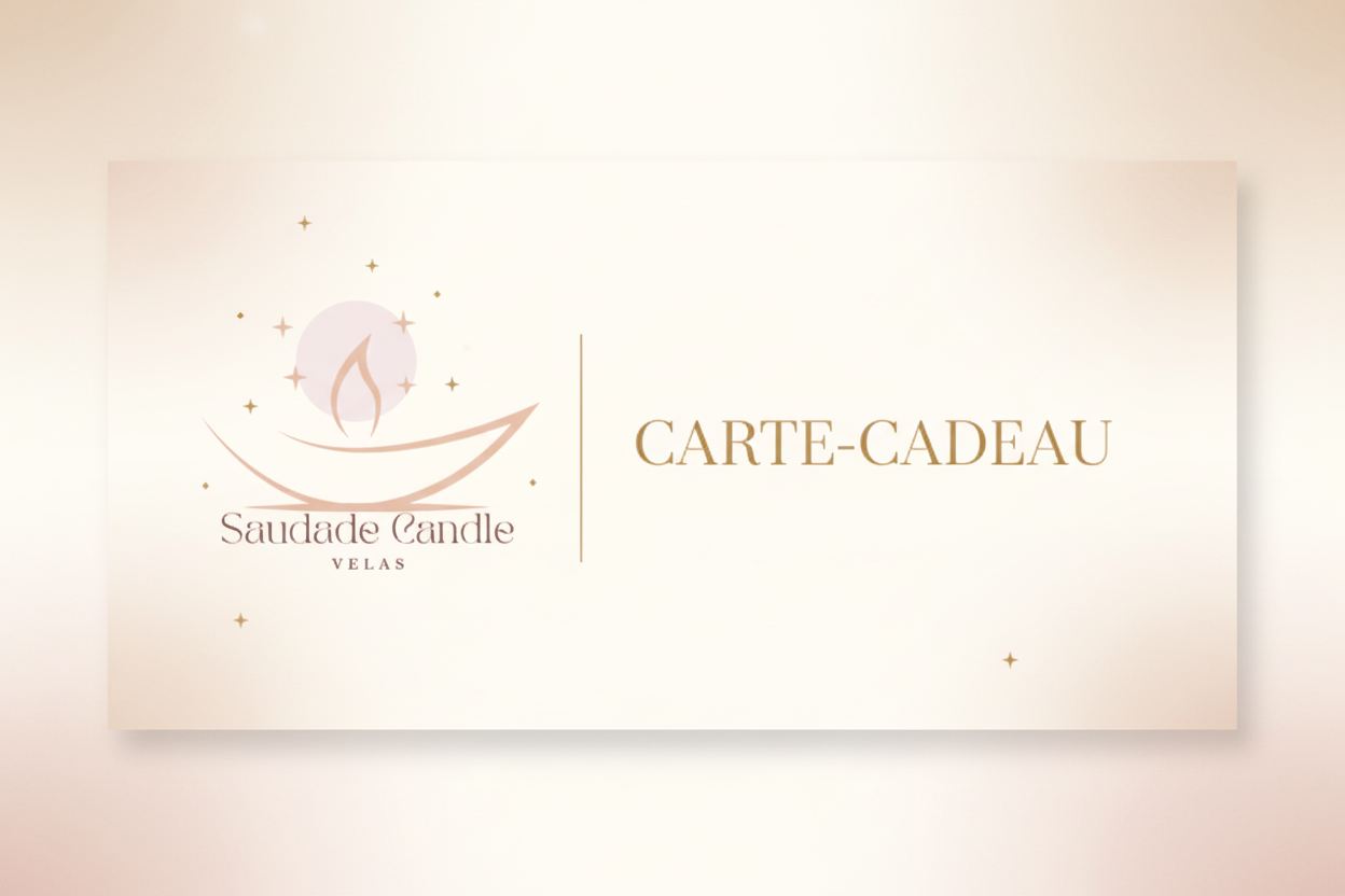 Carte-cadeau Saudade candle