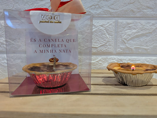Bougie Pastel de Nata Édition Saint-Valentin 50g - És a canela que completa a minha nata
