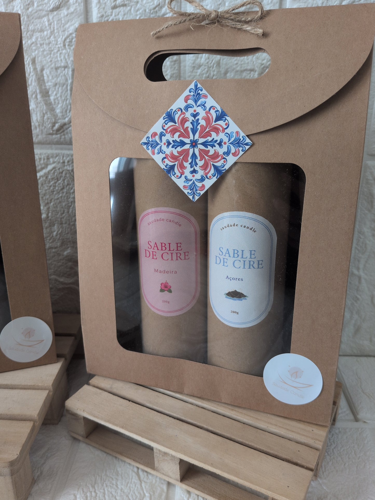 Coffret Sable de Cire – Açores & Madère (2 x 200g)