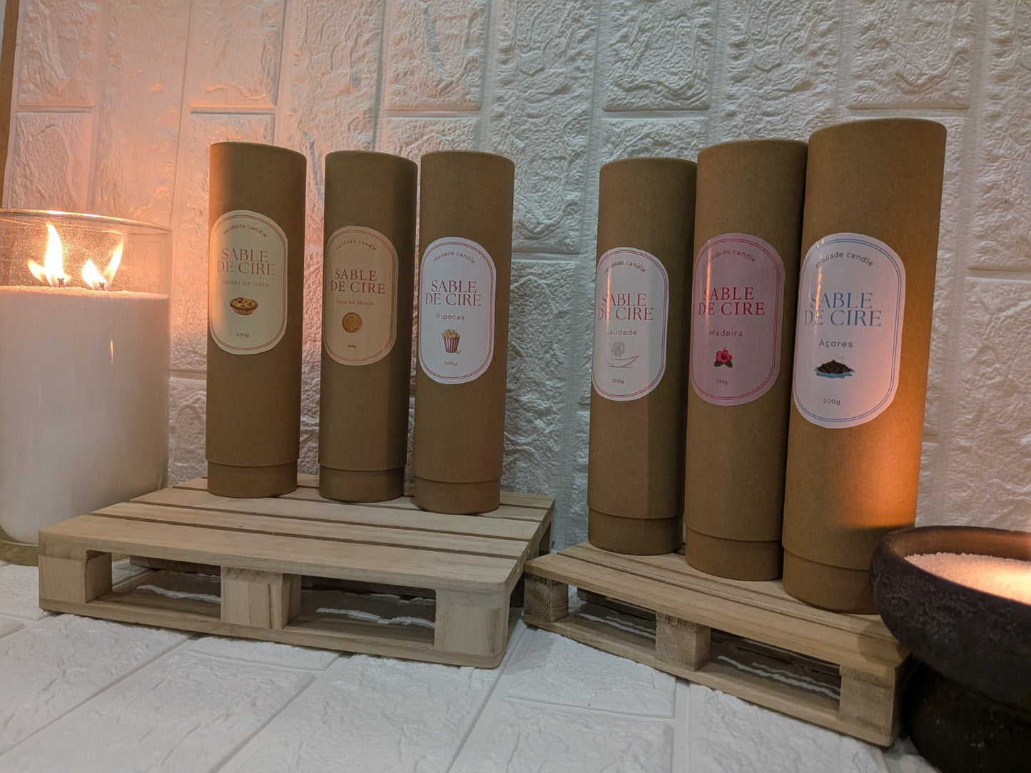 Sable de cire naturel 200 g – Pipocas