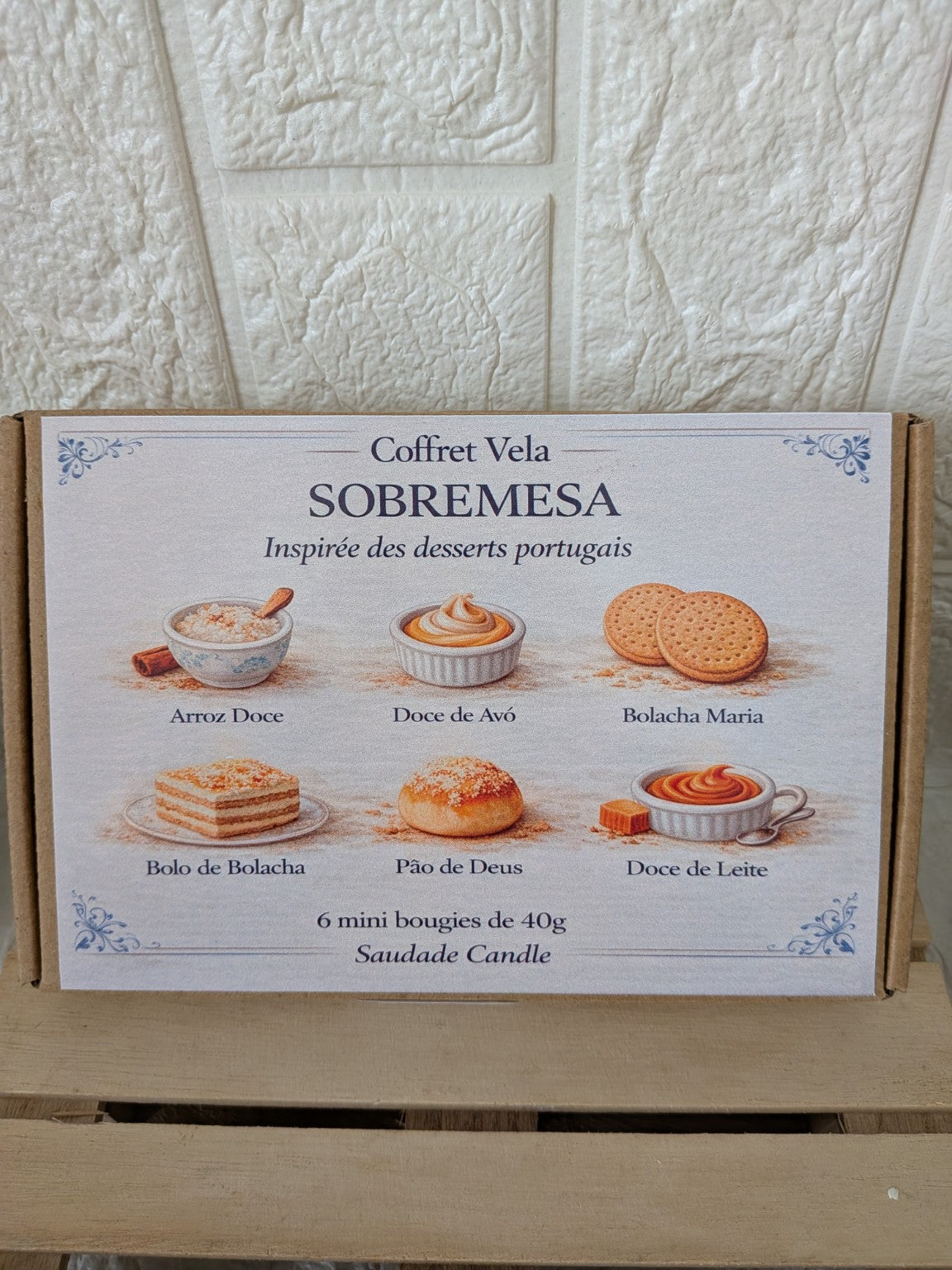 Coffret vela Sobremesa