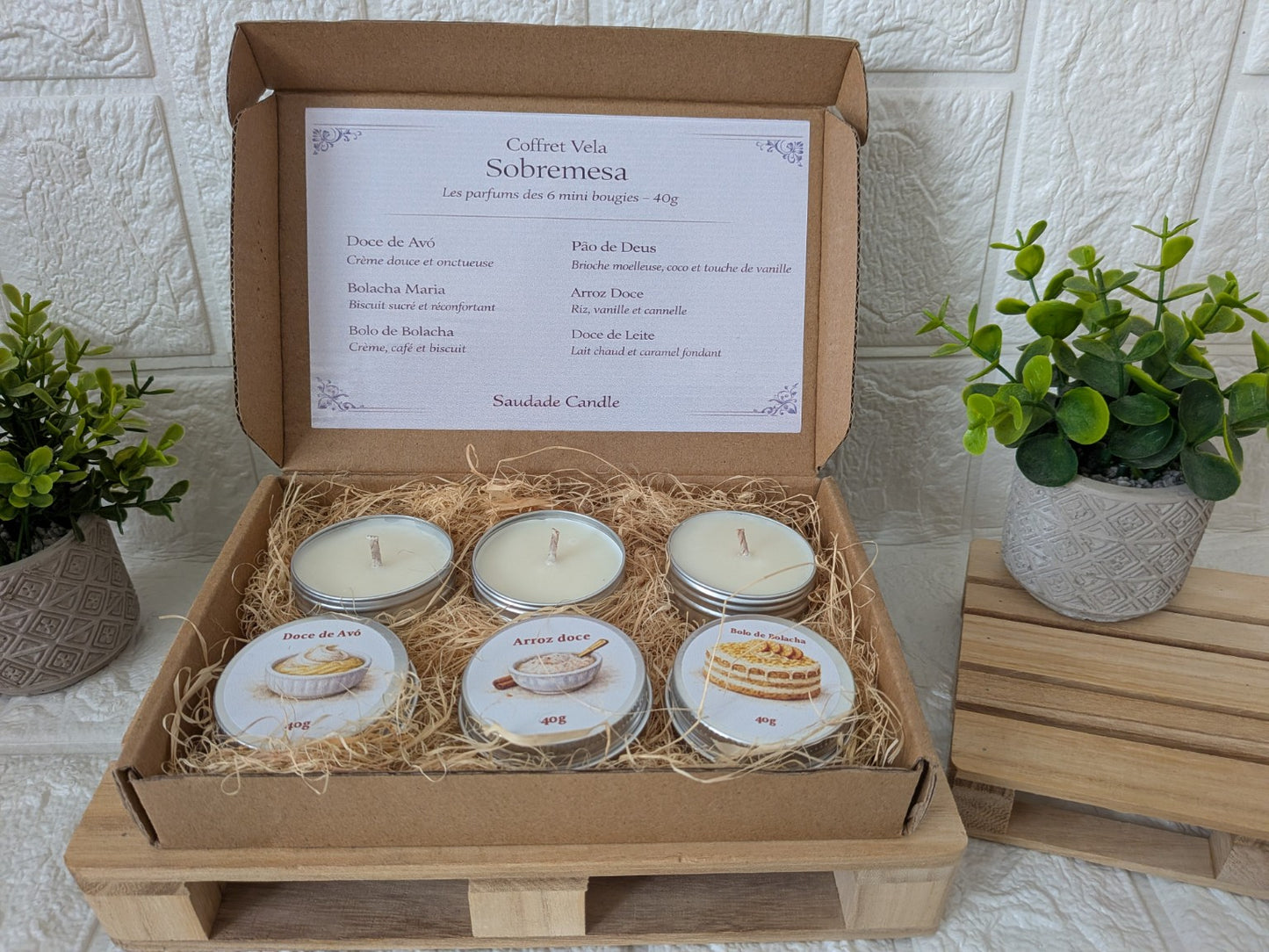 Coffret vela Sobremesa