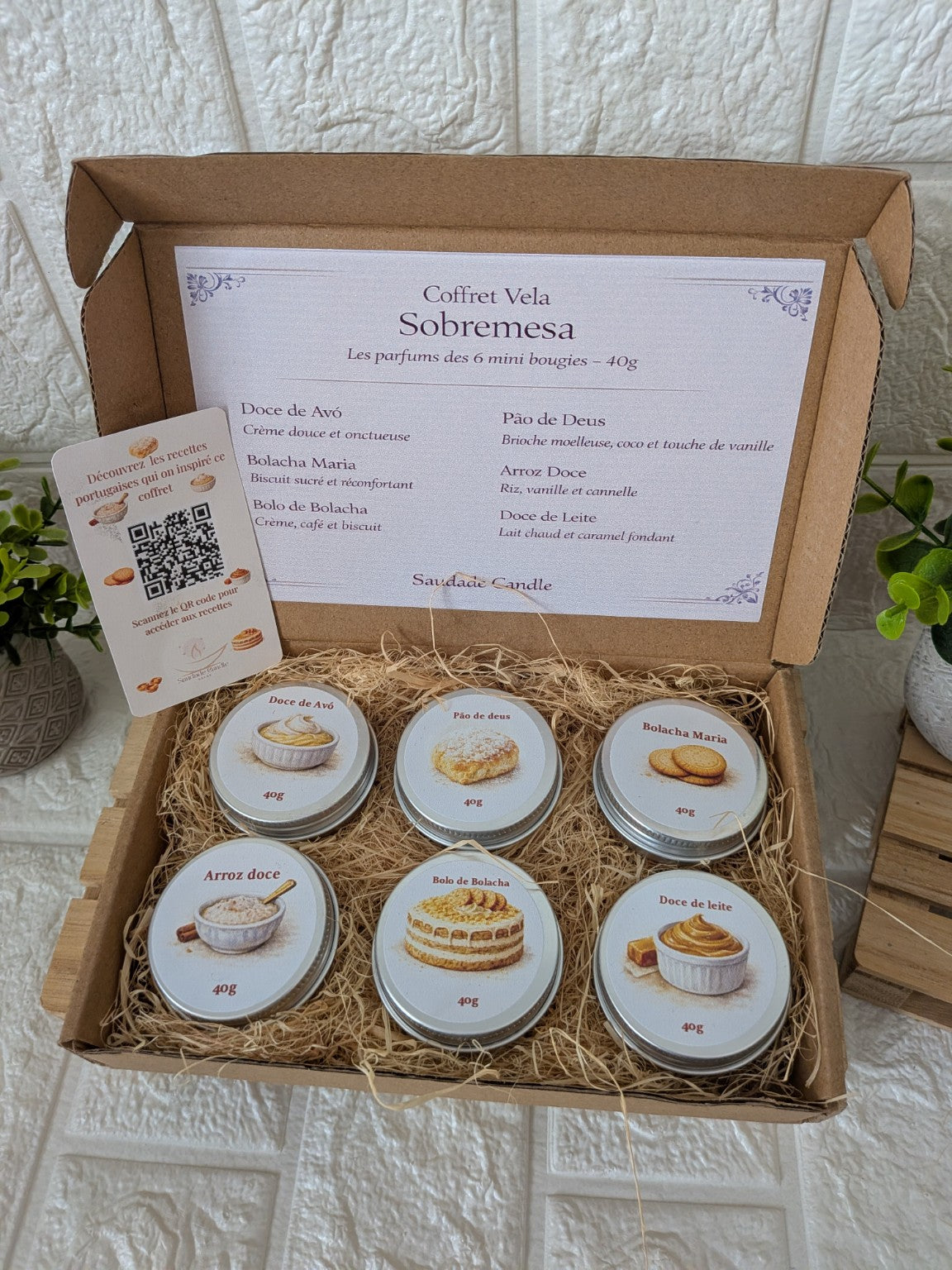 Coffret vela Sobremesa