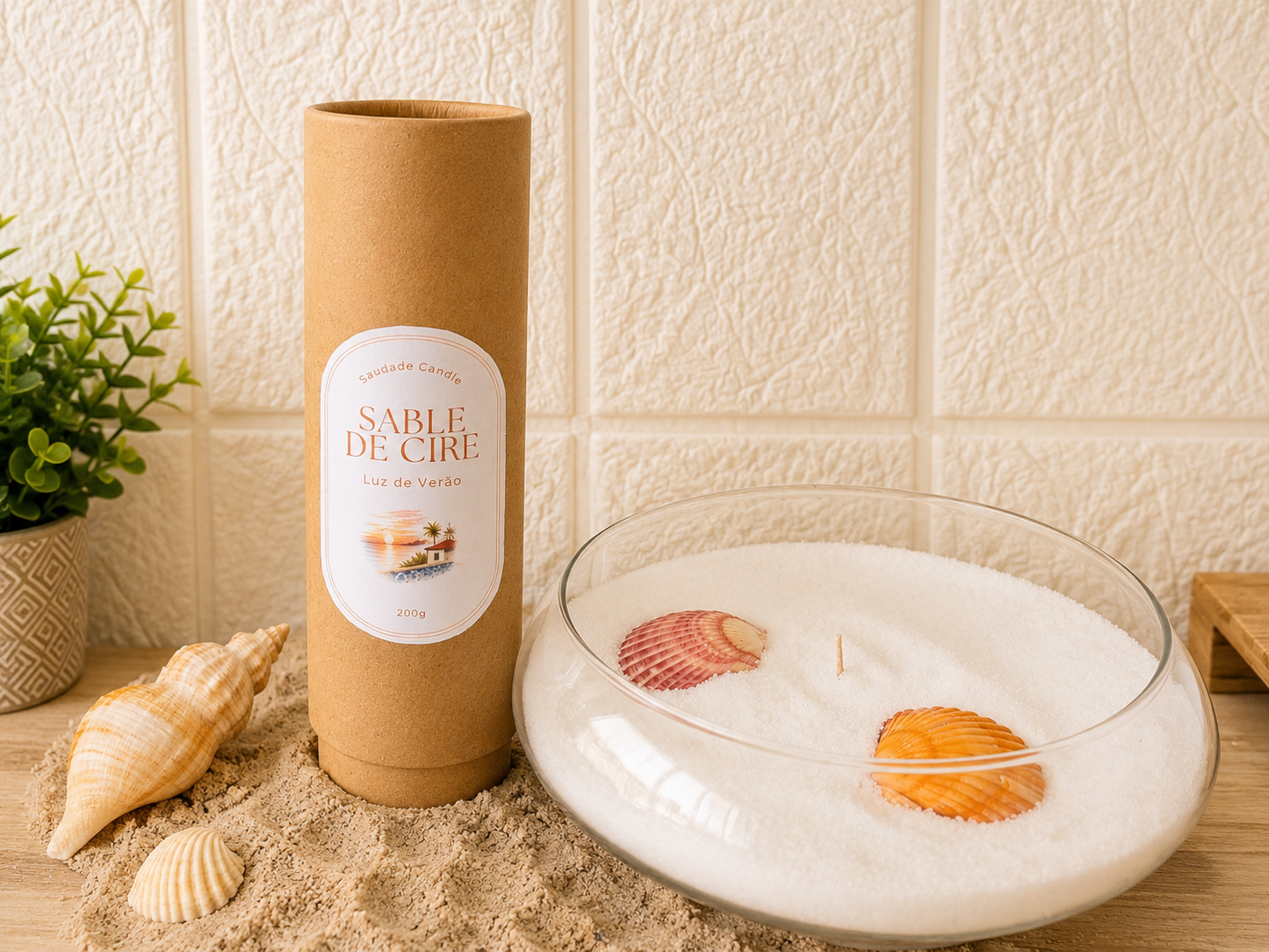 Sable de cire naturel 200g – Luz de Verão