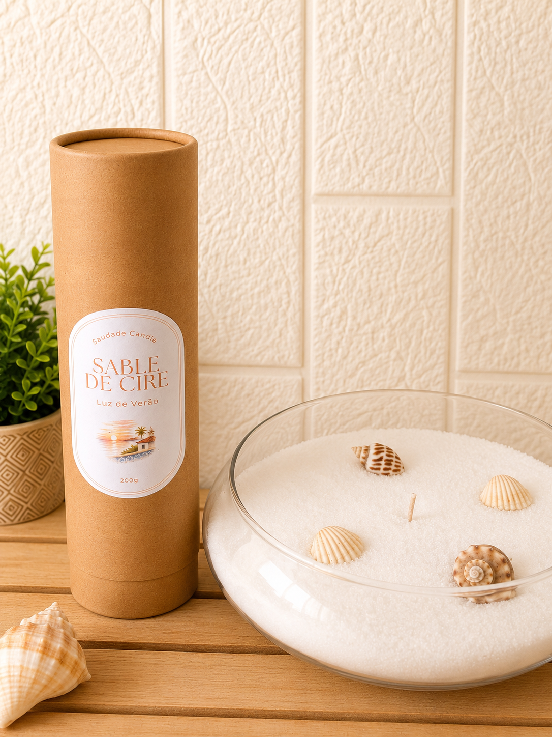 Sable de cire naturel 200g – Luz de Verão