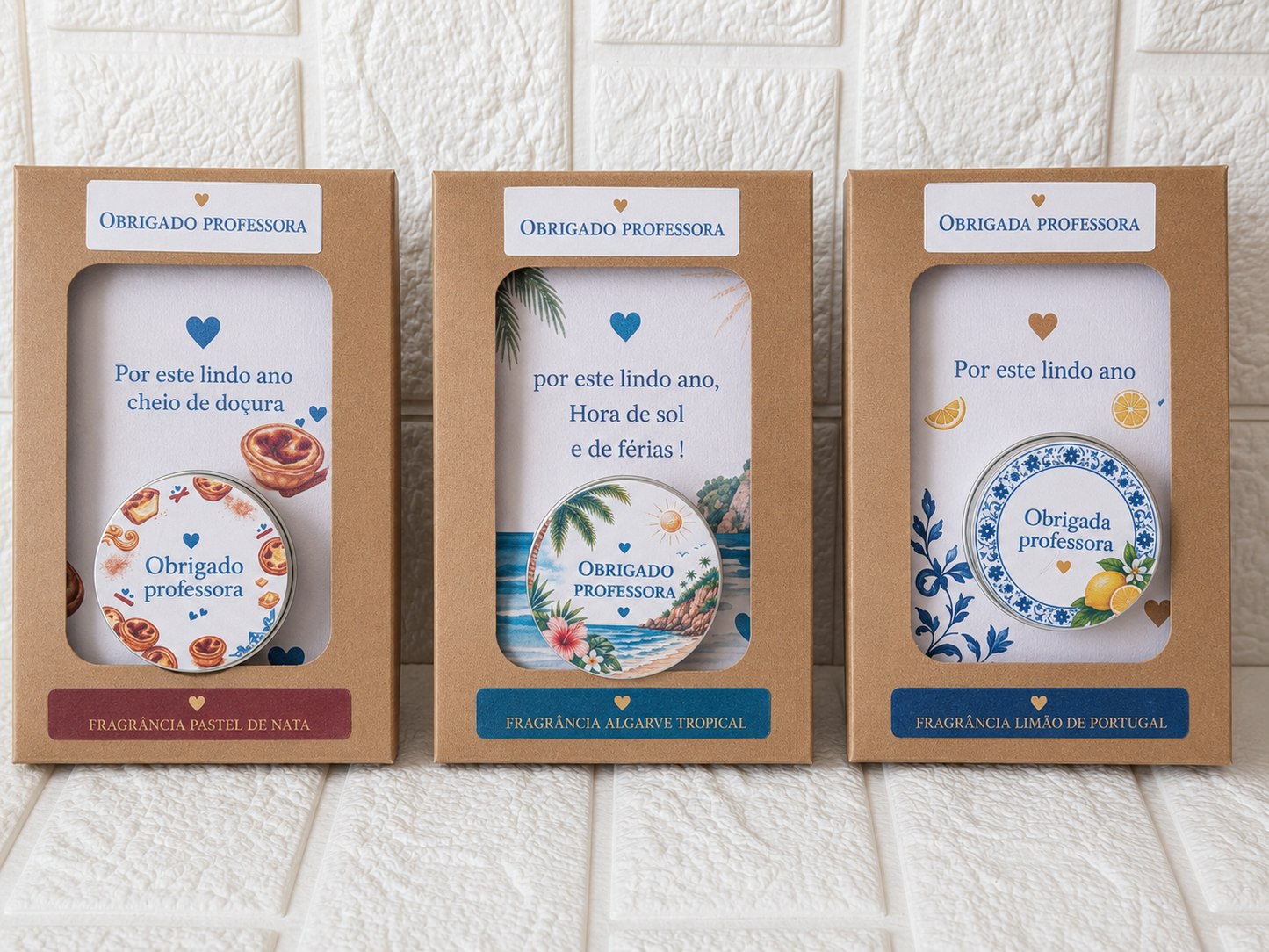 Coffret Bougie Maîtresse 🌸 Merci Maîtresse | Obrigada Professora