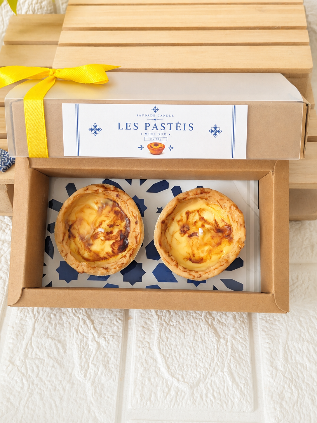 Les Pastéis — Mini bougies gourmandes 🥮🇵🇹