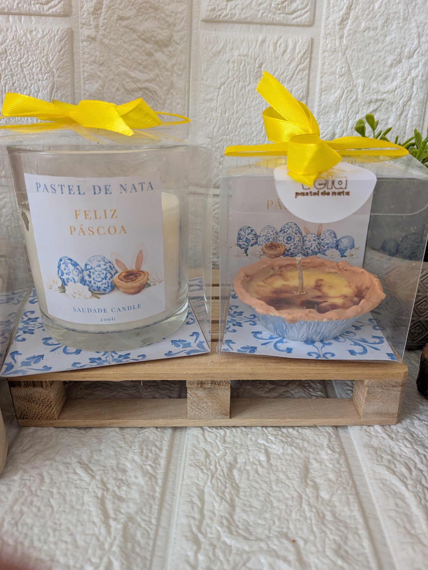 Bougie décorative Pastel de Nata – Édition Pâques 50g