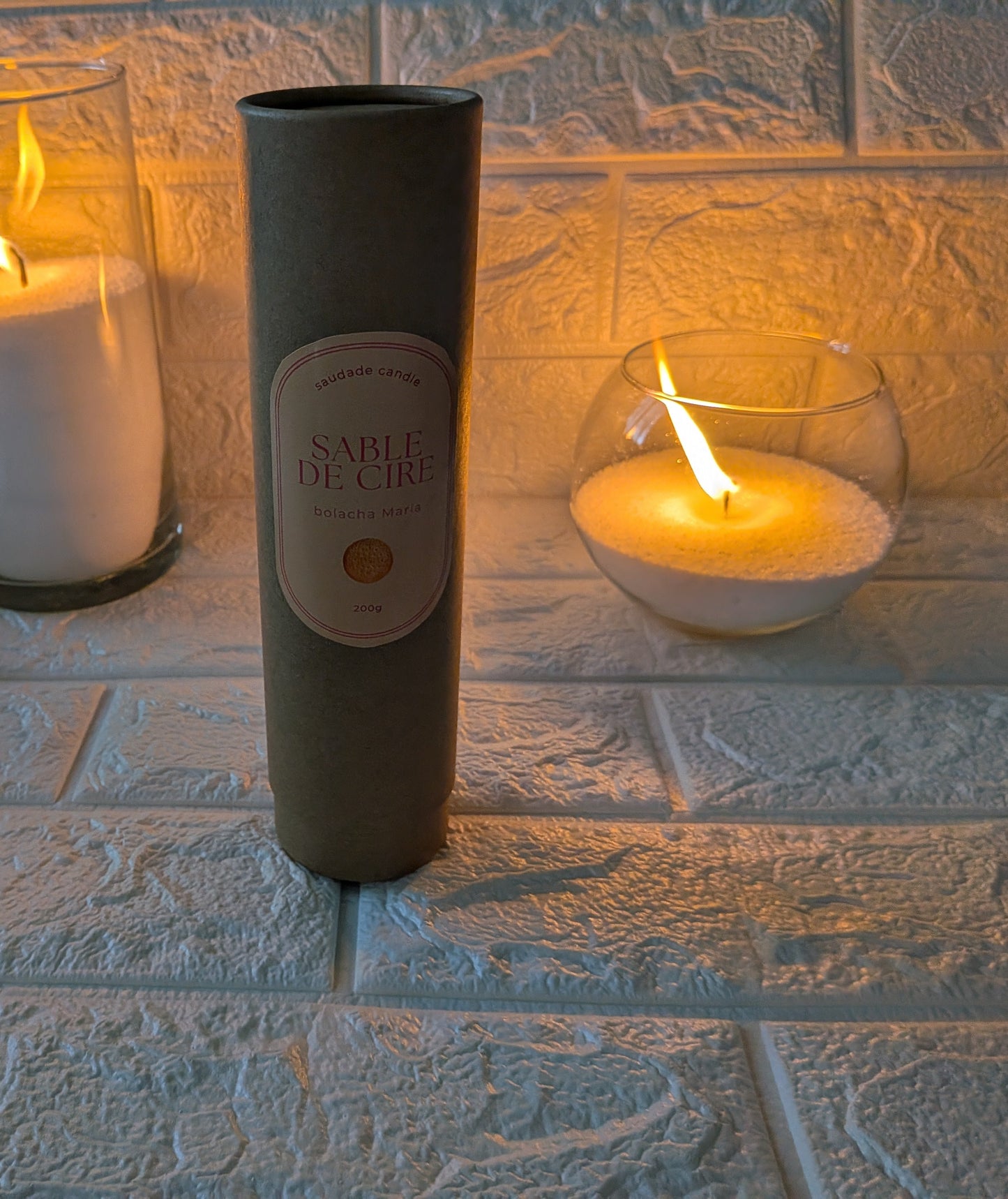 Sable de cire naturel 200 g – Bolacha Maria