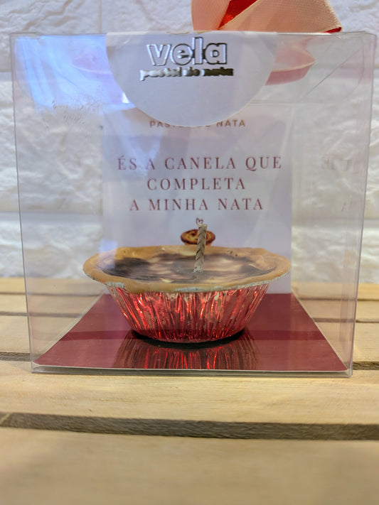 Bougie Pastel de Nata Édition Saint-Valentin 50g - És a canela que completa a minha nata