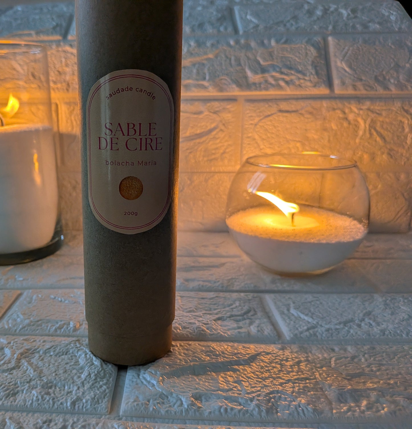 Sable de cire naturel 200 g – Bolacha Maria