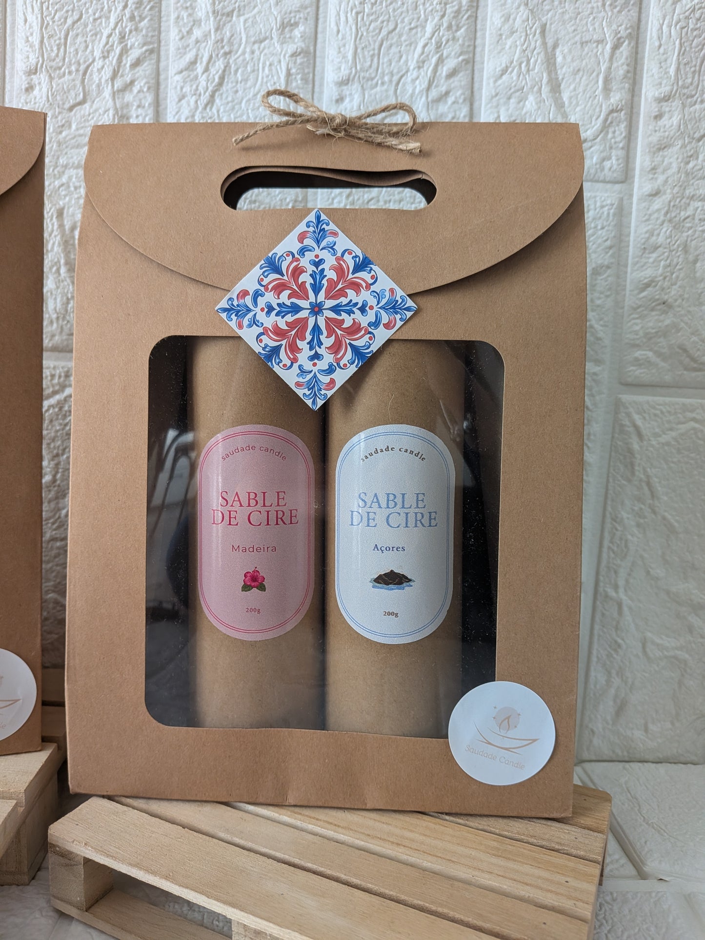 Coffret Sable de Cire – Açores & Madère (2 x 200g)