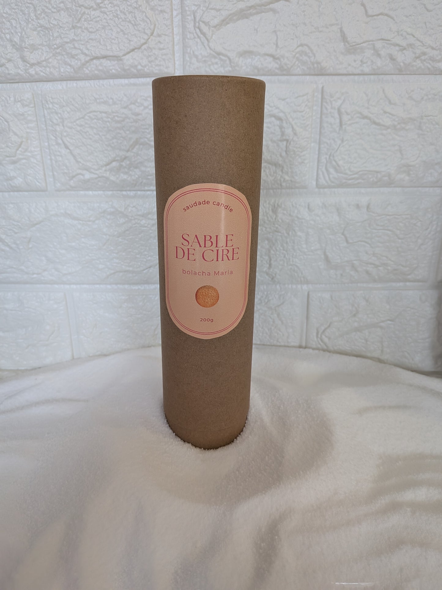 Sable de cire naturel 200 g – Bolacha Maria