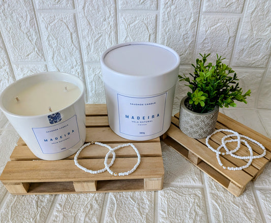 Bougie Madeira avec bracelet