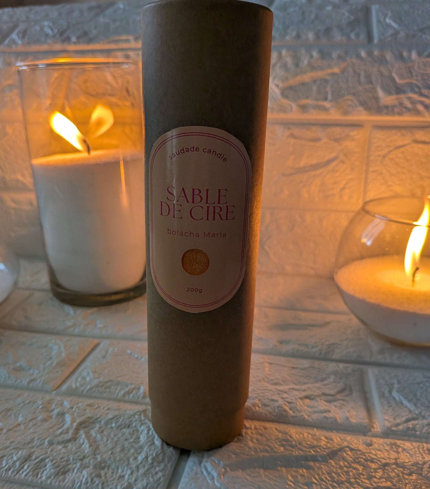 Sable de cire naturel 200 g – Bolacha Maria