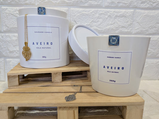 Bougie Aveiro – Édition Saint-Valentin