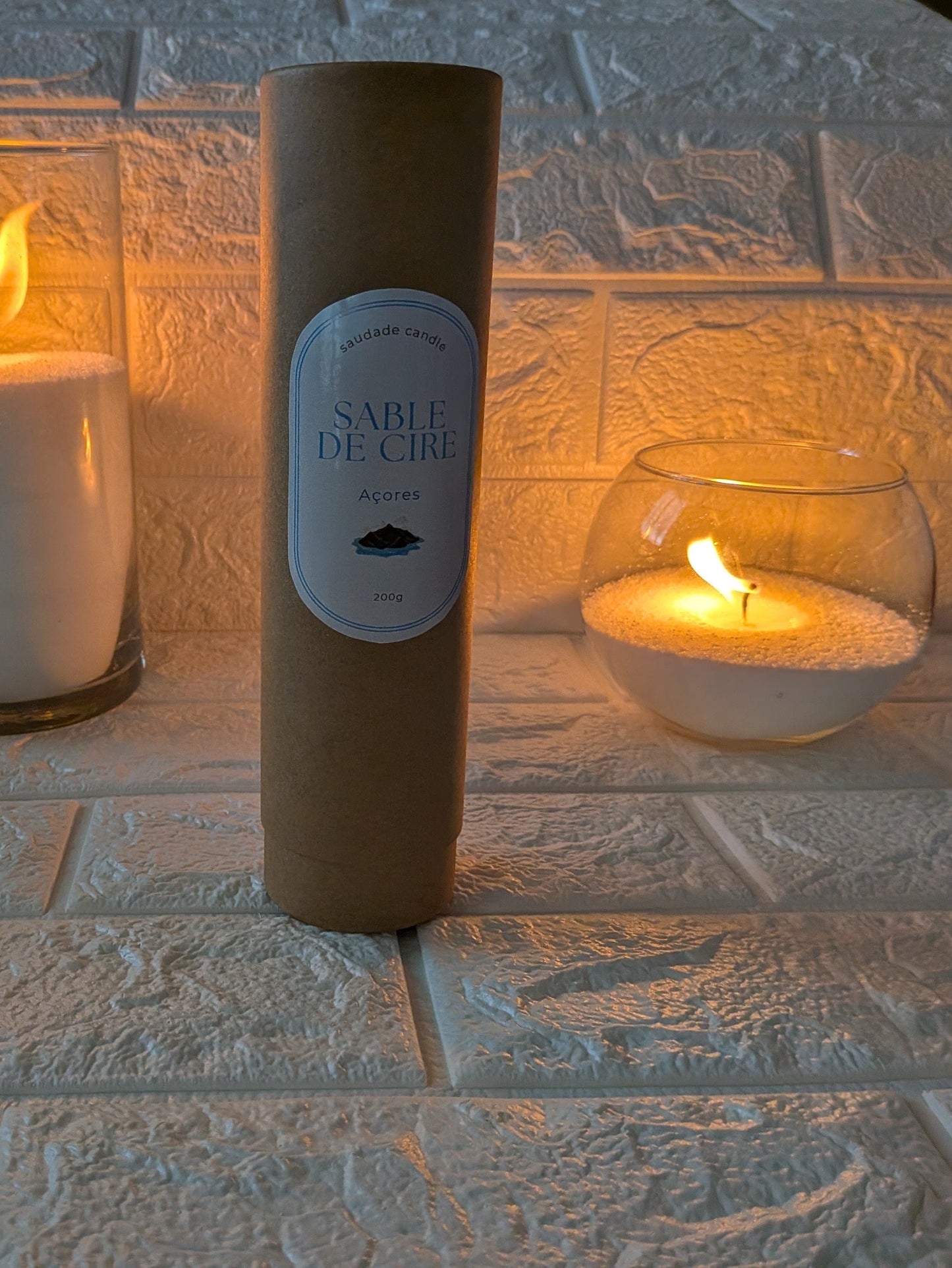 Sable de cire naturel 200 g – Açores